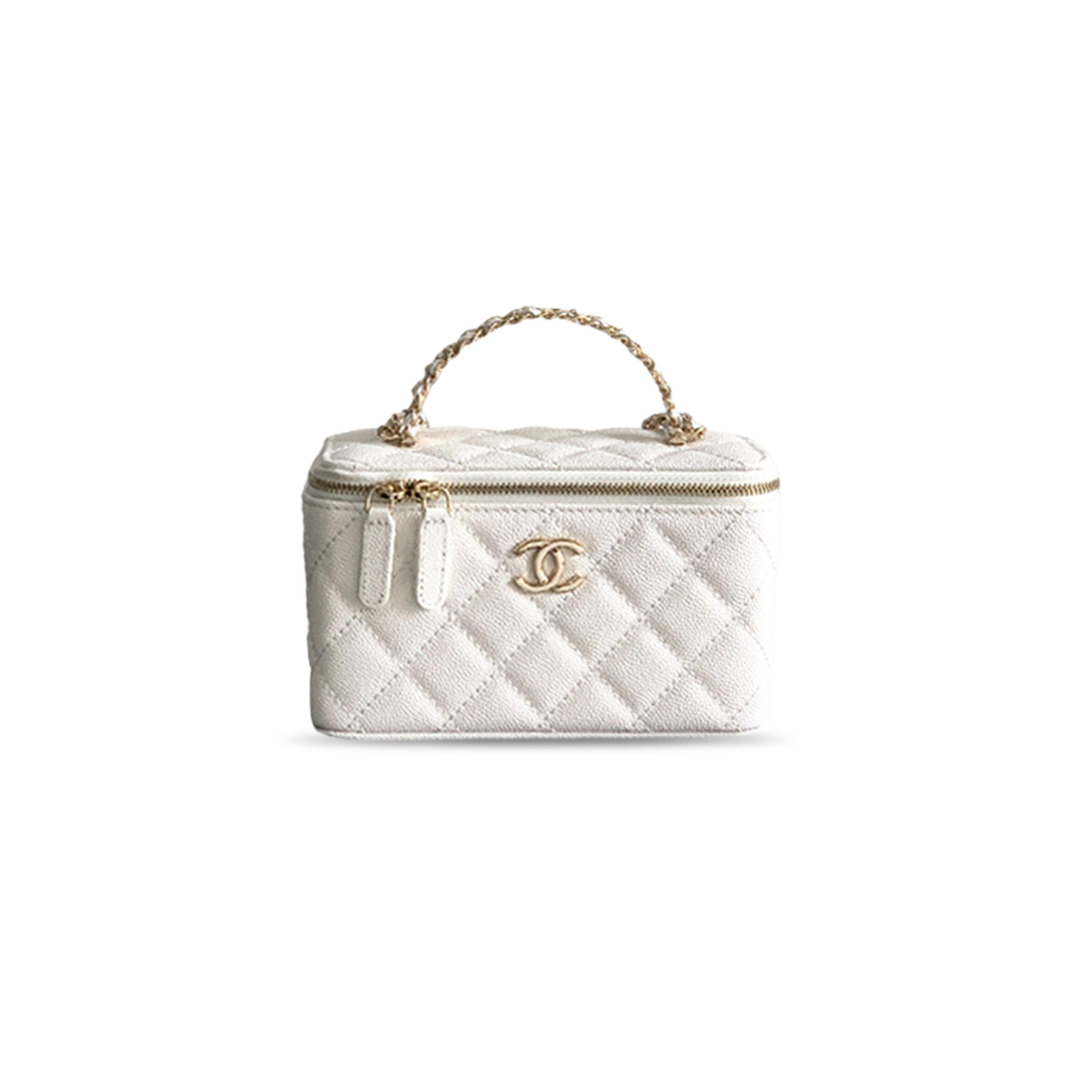 CHANEL 26C PEARL HANDLE BOX BAG AP4940 (17*9.5*8cm)
